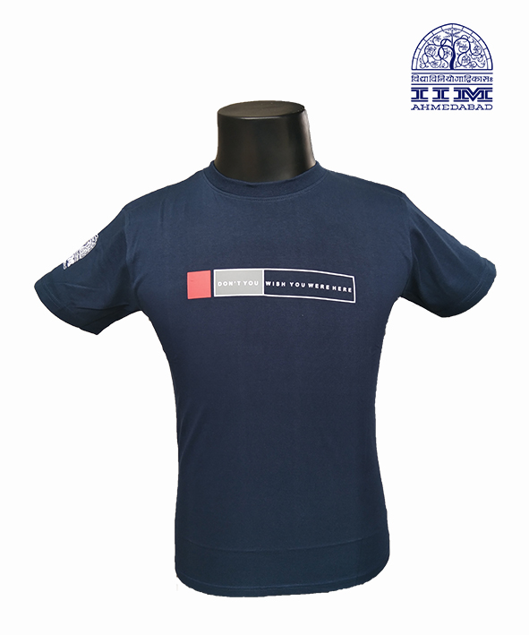 Round Neck Dont You Wish Navy Blue